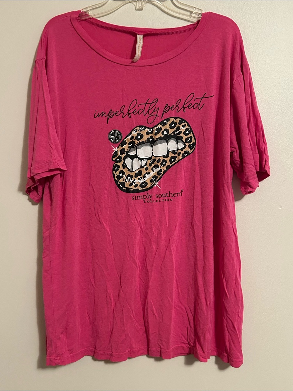 Simply Southern Pink "Imperfectly Perfect" Graphic Tee